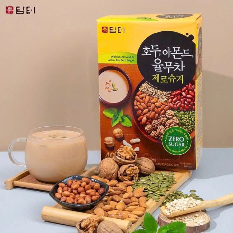 Bột ngũ cốc không đường tinh luyện Damtuh – Hộp 40 gói